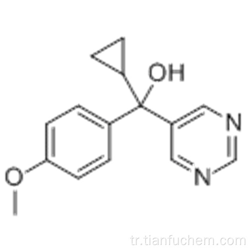 5-Pirimidinmetanol, a-siklopropil-a- (4-metoksifenil) - CAS 12771-68-5